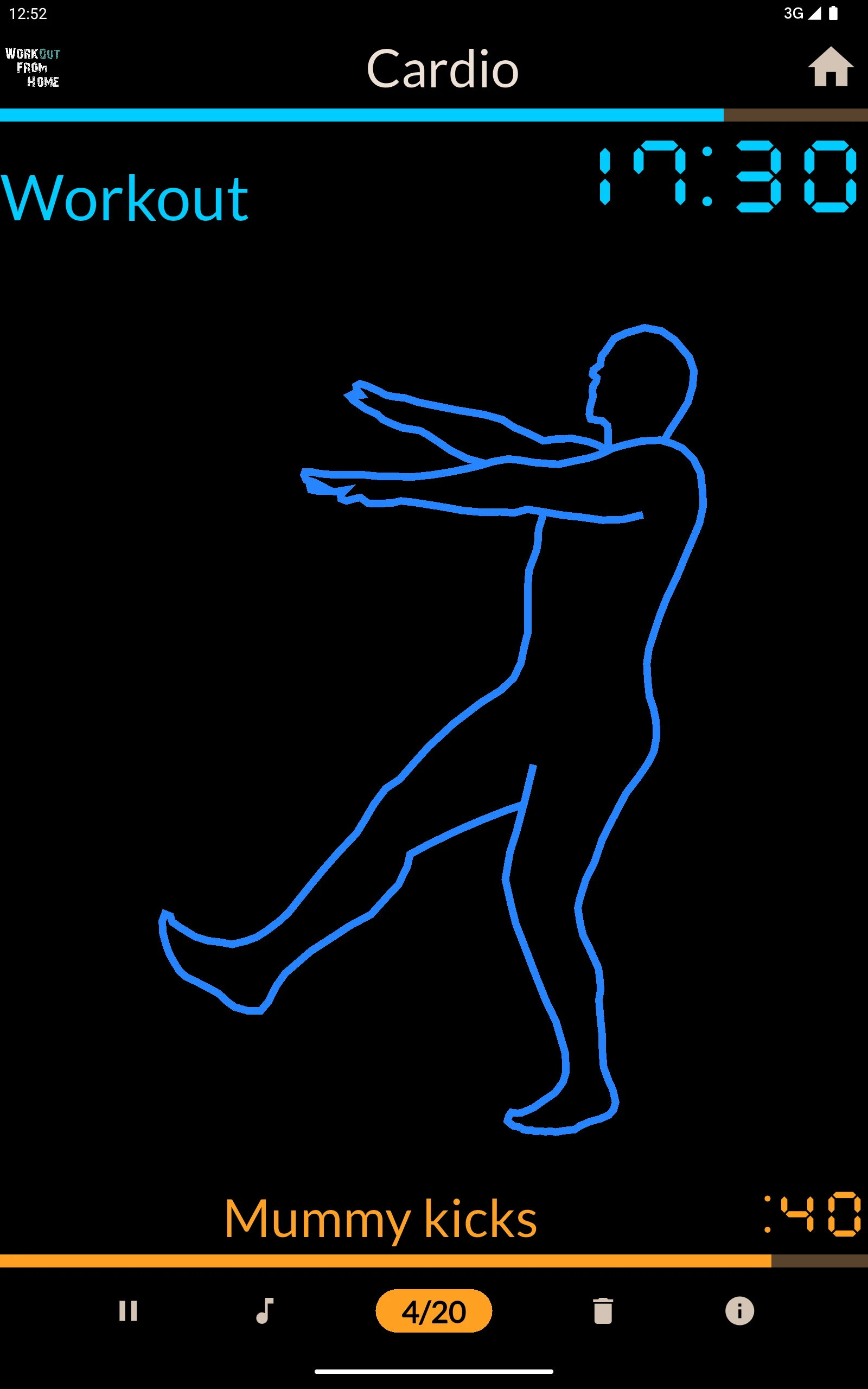 Workout From Home screenshot