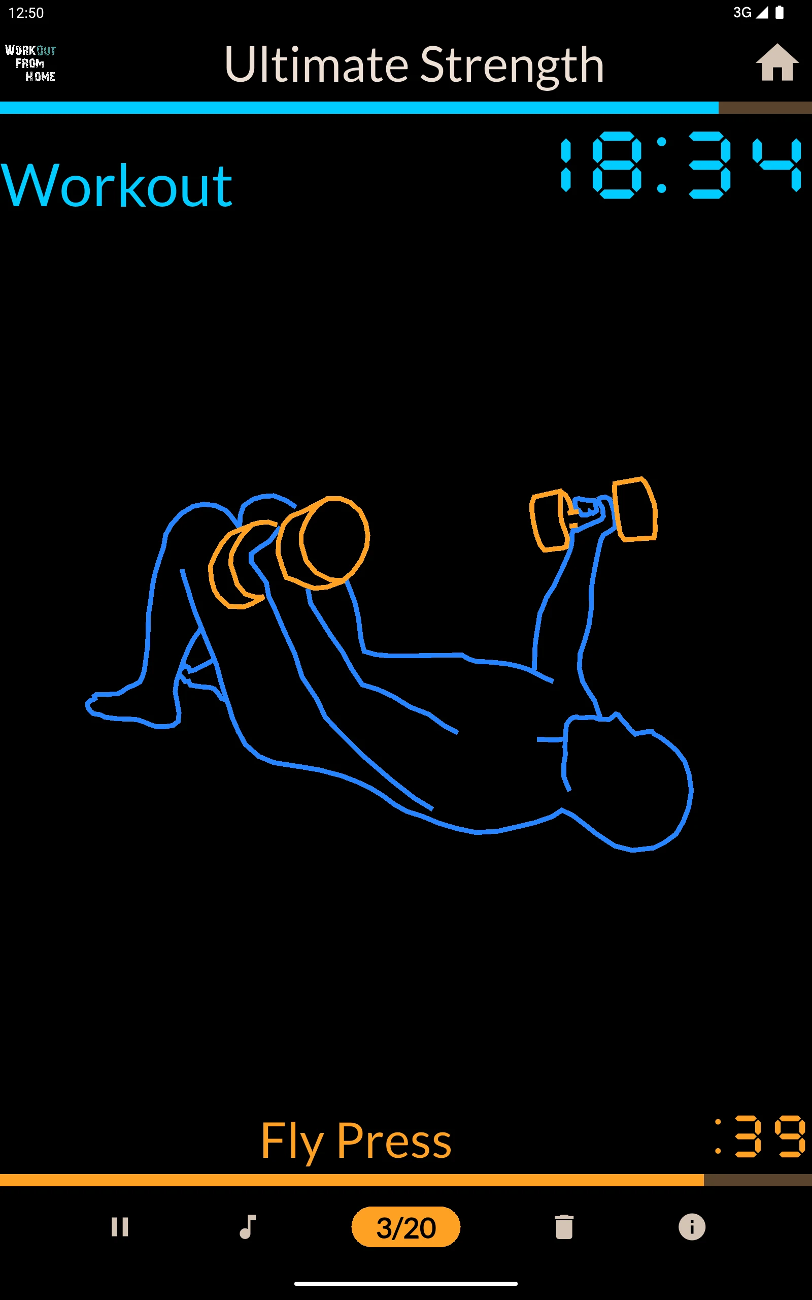 Workout From Home screenshot