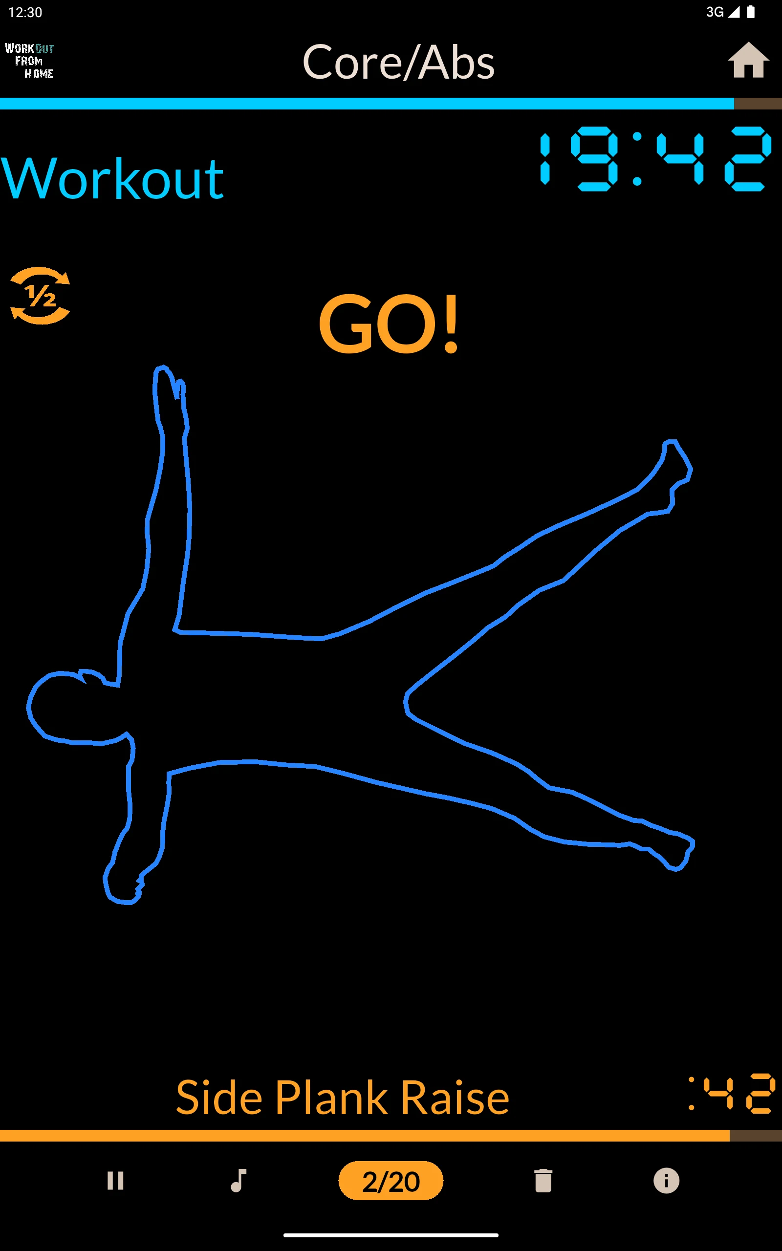 Workout From Home screenshot
